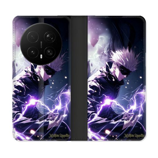 Housse Cuir Portefeuille Pour Honor Magic 8 Pro 5G Manga Jujutsu Kaisen Gojo Saturo