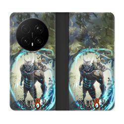 Housse Cuir Portefeuille Pour Honor Magic 8 Pro 5G Manga Kaiju N° 8 Kafka Hibino