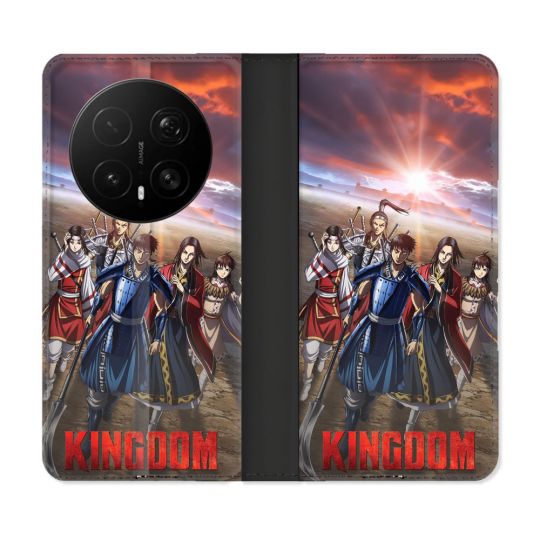 Housse Cuir Portefeuille Pour Honor Magic 8 Pro 5G Manga Kingdom Affiche