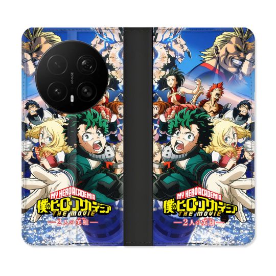 Housse Cuir Portefeuille Pour Honor Magic 8 Pro 5G Manga My Hero Academia Affiche