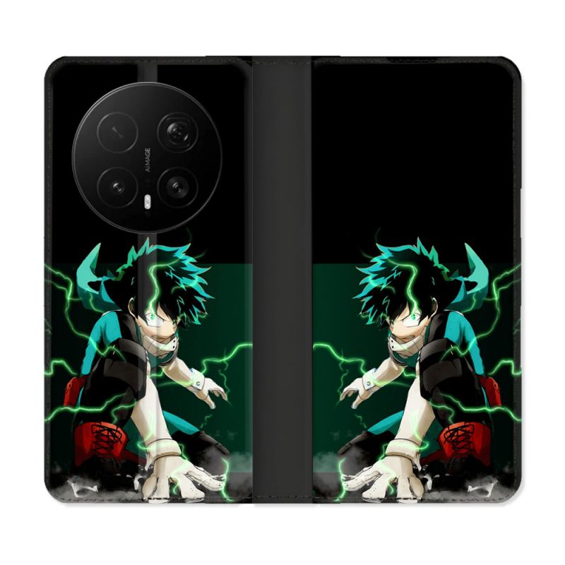 Housse Cuir Portefeuille Pour Honor Magic 8 Pro 5G Manga My Hero Academia Deku