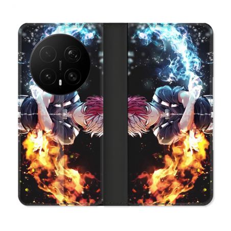 Housse Cuir Portefeuille Pour Honor Magic 8 Pro 5G Manga My Hero Academia Shoto