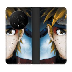 Housse Cuir Portefeuille Pour Honor Magic 8 Pro 5G Manga Naruto Blanc