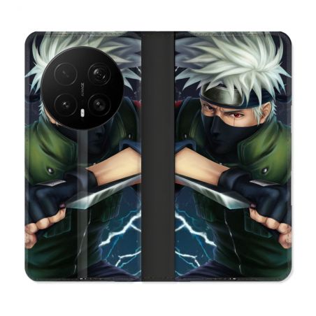 Housse Cuir Portefeuille Pour Honor Magic 8 Pro 5G Manga Naruto Kakashi