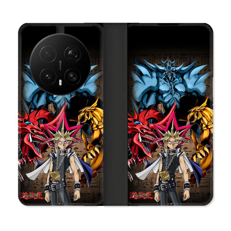 Housse Cuir Portefeuille Pour Honor Magic 8 Pro 5G Manga Yu Gi Oh