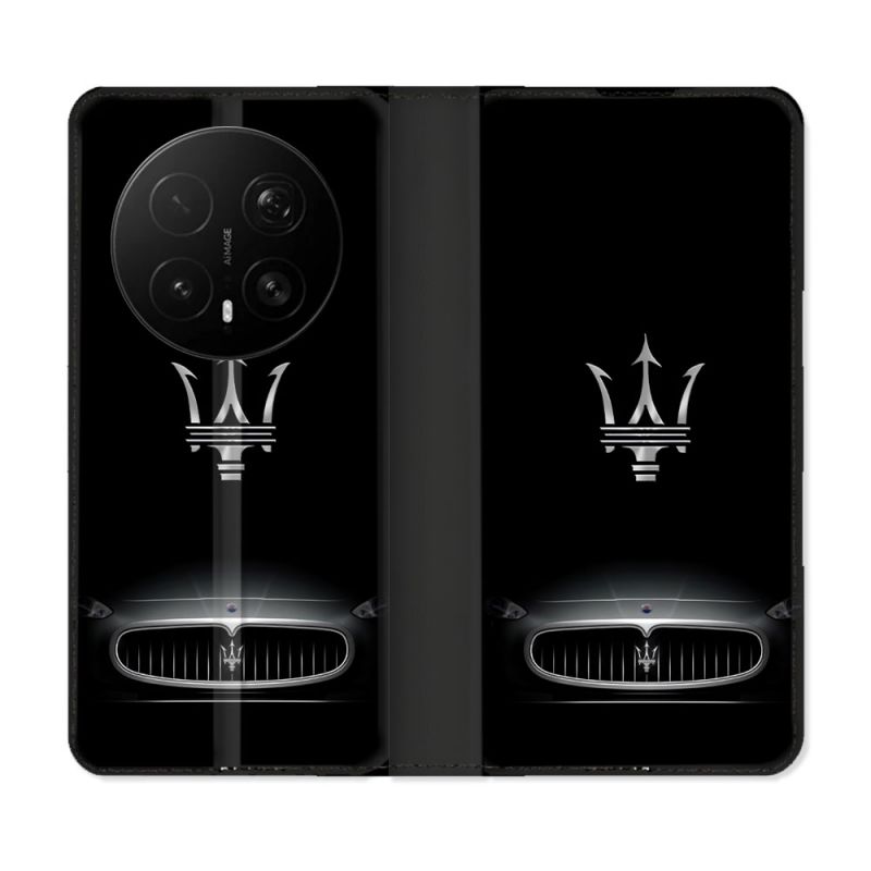 Housse Cuir Portefeuille Pour Honor Magic 8 Pro 5G Maserati