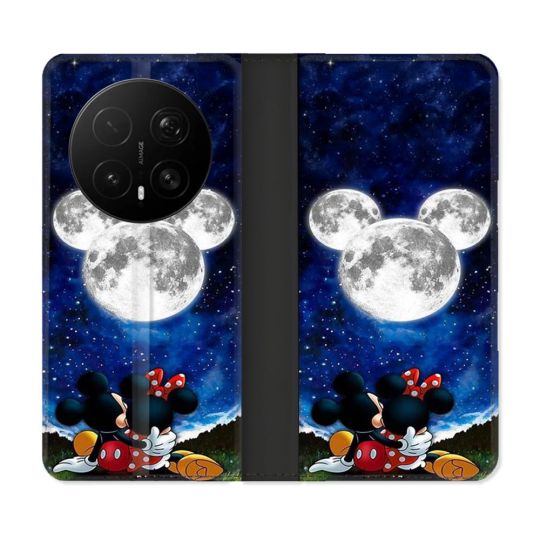 Housse Cuir Portefeuille Pour Honor Magic 8 Pro 5G Mickey Minnie