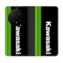 Housse Cuir Portefeuille Pour Honor Magic 8 Pro 5G Moto Kawasaki