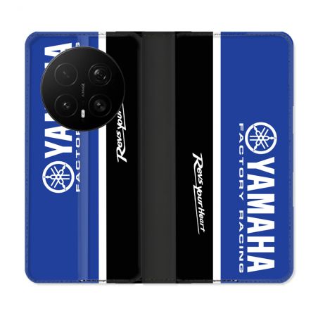 Housse Cuir Portefeuille Pour Honor Magic 8 Pro 5G Moto Yamaha