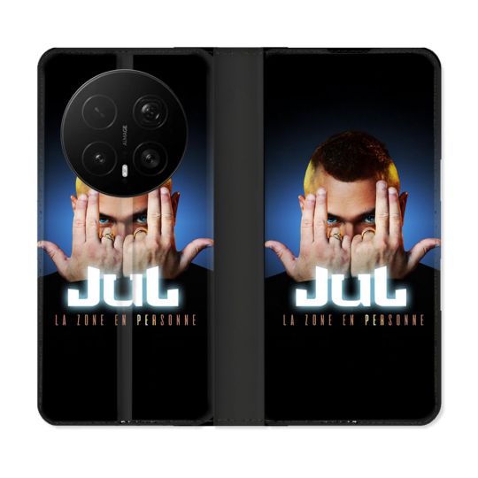 Housse Cuir Portefeuille Pour Honor Magic 8 Pro 5G Musique Jul Signe