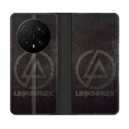 Housse Cuir Portefeuille Pour Honor Magic 8 Pro 5G Musique Rock Linkin Park
