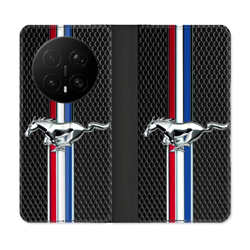 Housse Cuir Portefeuille Pour Honor Magic 8 Pro 5G Mustang