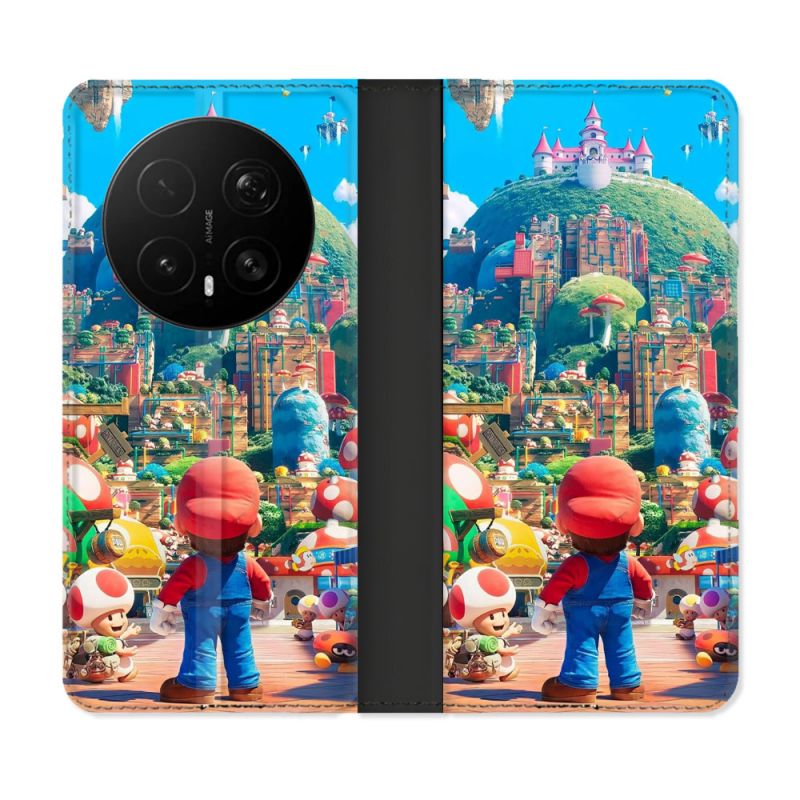 Housse Cuir Portefeuille Pour Honor Magic 8 Pro 5G Nintendo World