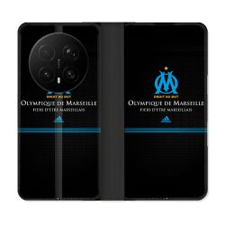 Housse Cuir Portefeuille Pour Honor Magic 8 Pro 5G Olympique Marseille OM Fier etre Marseillais
