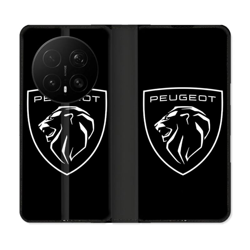 Housse Cuir Portefeuille Pour Honor Magic 8 Pro 5G Peugeot