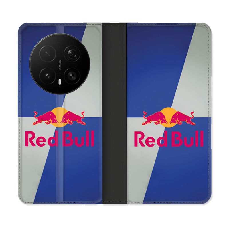 Housse Cuir Portefeuille Pour Honor Magic 8 Pro 5G Red Bull Classique
