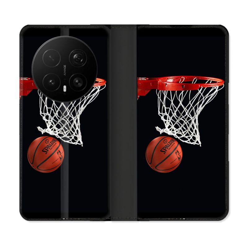 Housse Cuir Portefeuille Pour Honor Magic 8 Pro 5G Sport Basket Panier
