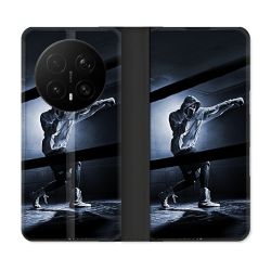 Housse Cuir Portefeuille Pour Honor Magic 8 Pro 5G Sport Boxe Poing