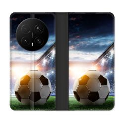Housse Cuir Portefeuille Pour Honor Magic 8 Pro 5G Sport Football Stade