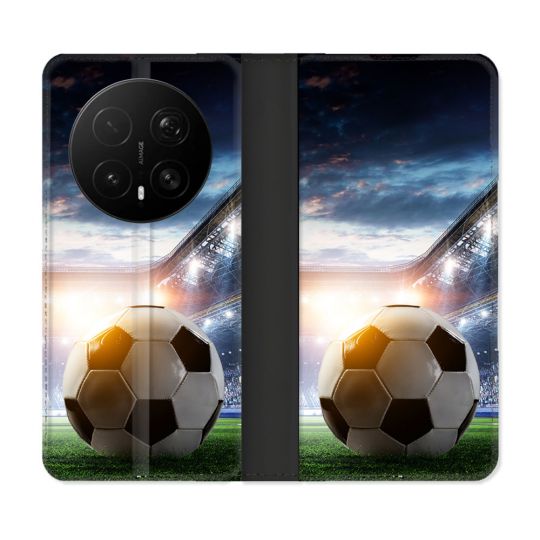 Housse Cuir Portefeuille Pour Honor Magic 8 Pro 5G Sport Football Stade