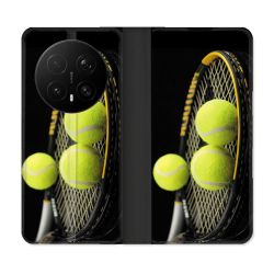 Housse Cuir Portefeuille Pour Honor Magic 8 Pro 5G Sport Tennis Balls