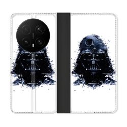 Housse Cuir Portefeuille Pour Honor Magic 8 Pro 5G Star Wars - Dark Vador Blanc