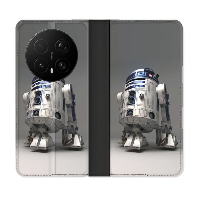 Housse Cuir Portefeuille Pour Honor Magic 8 Pro 5G Star Wars - R2D2