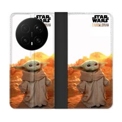 Housse Cuir Portefeuille Pour Honor Magic 8 Pro 5G Star Wars - Yoda bebe soleil