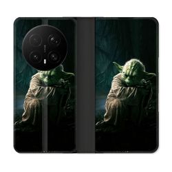 Housse Cuir Portefeuille Pour Honor Magic 8 Pro 5G Star Wars - Yoda sombre