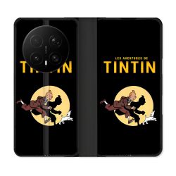 Housse Cuir Portefeuille Pour Honor Magic 8 Pro 5G Tintin Classique