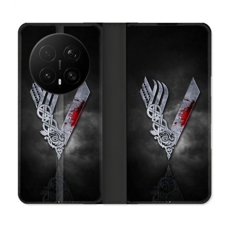 Housse Cuir Portefeuille Pour Honor Magic 8 Pro 5G Viking