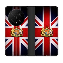 Housse Cuir Portefeuille Pour Honor Magic 8 Pro 5G Voyage Drapeau Grande Bretagne UK