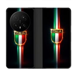 Housse Cuir Portefeuille Pour Honor Magic 8 Pro 5G Voyage Italie 3 sur Noir