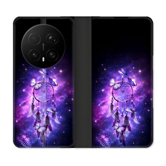 Housse Cuir Portefeuille Pour Honor Magic 8 Pro 5G Zen Attrape Reve Papillon 2026