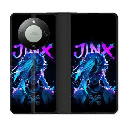 Housse Cuir Portefeuille Pour Honor Magic 8 Lite 5G Arcane Jinx Night