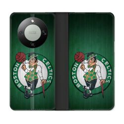 Housse Cuir Portefeuille Pour Honor Magic 8 Lite 5G Basket Boston Celtics