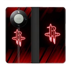 Housse Cuir Portefeuille Pour Honor Magic 8 Lite 5G Basket Houston Rockets