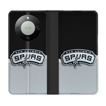 Housse Cuir Portefeuille Pour Honor Magic 8 Lite 5G Basket San Antonio Spurs