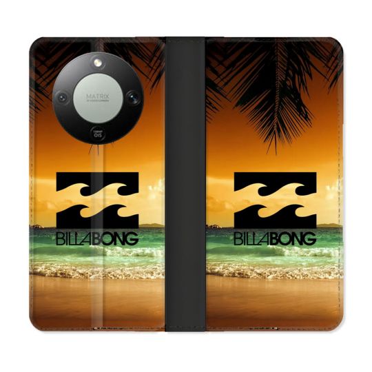 Housse Cuir Portefeuille Pour Honor Magic 8 Lite 5G Billabong