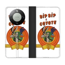 Housse Cuir Portefeuille Pour Honor Magic 8 Lite 5G Bip Bip Coyote