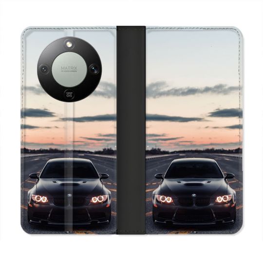 Housse Cuir Portefeuille Pour Honor Magic 8 Lite 5G BMW Serie