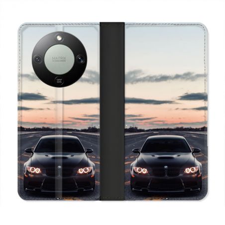 Housse Cuir Portefeuille Pour Honor Magic 8 Lite 5G BMW Serie