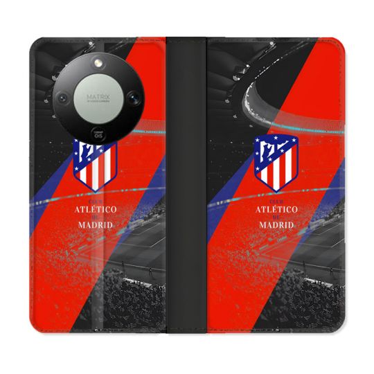 Housse Cuir Portefeuille Pour Honor Magic 8 Lite 5G Foot Athletico Madrid