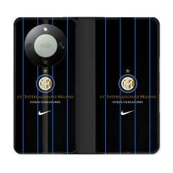 Housse Cuir Portefeuille Pour Honor Magic 8 Lite 5G Foot Inter Milan