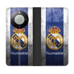 Housse Cuir Portefeuille Pour Honor Magic 8 Lite 5G Foot Real Madrid