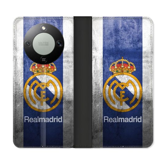 Housse Cuir Portefeuille Pour Honor Magic 8 Lite 5G Foot Real Madrid