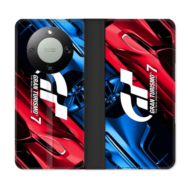 Housse Cuir Portefeuille Pour Honor Magic 8 Lite 5G Gran Turismo