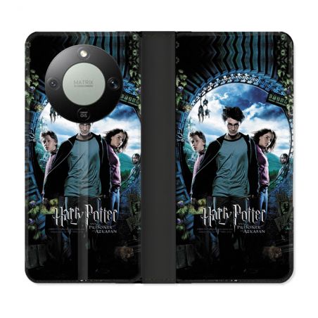Housse Cuir Portefeuille Pour Honor Magic 8 Lite 5G Harry Potter Azkaban