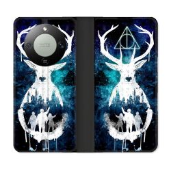 Housse Cuir Portefeuille Pour Honor Magic 8 Lite 5G Harry Potter Patronome