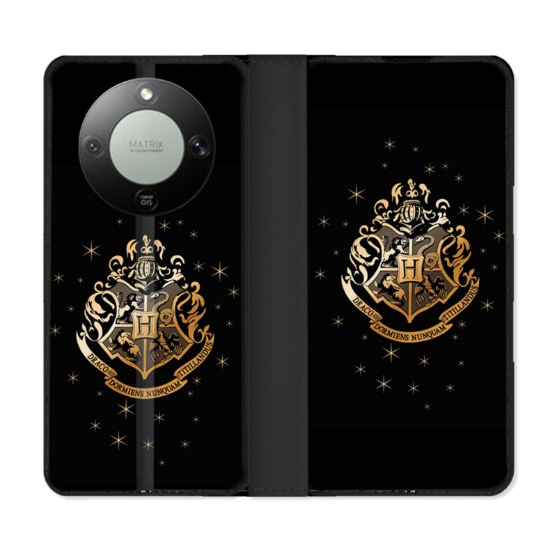 Housse Cuir Portefeuille Pour Honor Magic 8 Lite 5G Harry Potter Poudlard